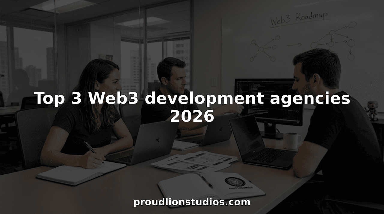 Top 3 Web3 development agencies 2026