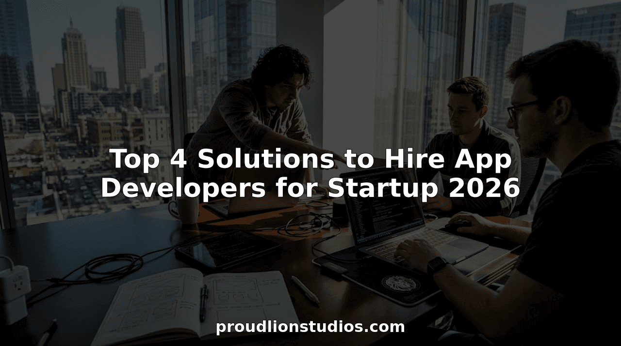 Top 4 Solutions to Hire App Developers for Startup 2026