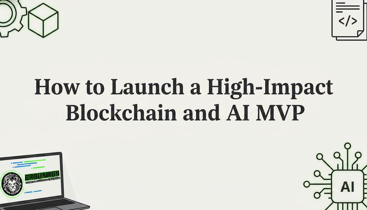 How to Launch a High-Impact Blockchain and AI MVP