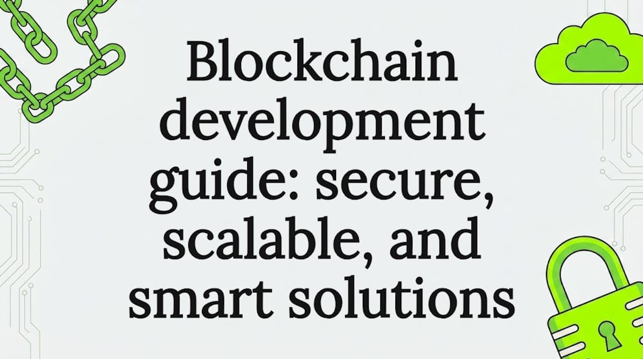 Blockchain development guide: secure, scalable, and smart solutions